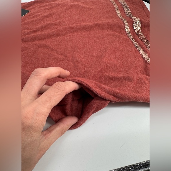 NWT DKNY Girls' Dress - Short Sleeve Oversize T-Shirt Dress with Hood L 12 - Picture 4 of 5